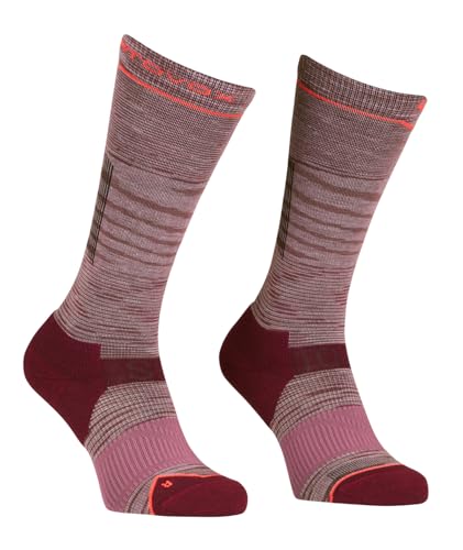 ORTOVOX SKI TOUR LT COMP LONG SOCKS W, 54796, Mountain Rose, blend, 35 38