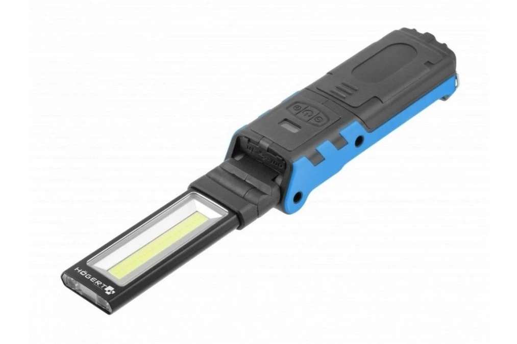 Latarka LED warsztatowa akumulatorkowa USB Li‑Ion 3,7V 2000mAh HT1E407 - obrazek 3