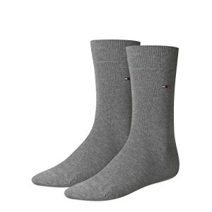 Tommy Hilfiger Męskie skarpety Classic (2 szt.) Średni szary melanż, 47–49 EU Tommy Hilfiger Męskie skarpety Classic (2 szt.) Średni szary melanż, 47–49 EU