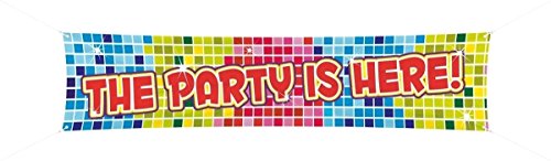 Folat Banner The Party is Here 180 cm - obrazek 1