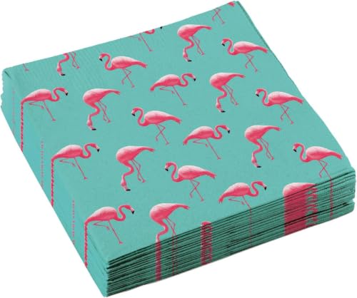 Serwetki, Flamingi, 20 Sztuk - obrazek 1