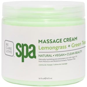 BCL Spa Krem do masażu z trawy cytrynowej i zielonej herbaty, 16 uncji