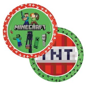 Talerzyki papierowe Minecraft, next generation, 23 cm, 8 szt. (plastic free) Talerzyki papierowe Minecraft, next generation, 23 cm, 8 szt. (plastic free)