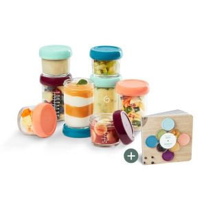 Babymoov, Szklane pojemniki, Babybols, 8 szt. Babymoov, Szklane pojemniki, Babybols, 8 szt.