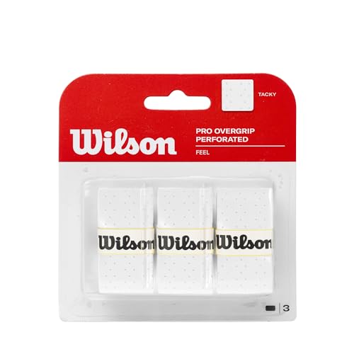 Wilson, Zestaw owijek, Pro Overgrip Perforated WRZ4005WH, biały Wilson, Zestaw owijek, Pro Overgrip Perforated WRZ4005WH, biały