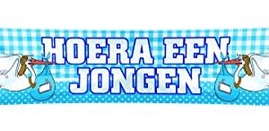 Folat Banner Hooray to chłopiec 177×41 cm Folat Banner Hooray to chłopiec 177×41 cm