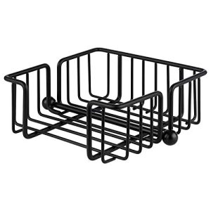 APS „Urban” uchwyt na serwetki, chromowany metalowy dozownik do serwetek, serwetki 1/4, z obciążnikami, 19 x cm, 7,5 cm wysokości, 50 serwetek