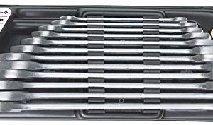 GEDORE zestaw kluczy płaskich, 12 częściowy w uchwycie, SW 6 32 mm, metryczny, płaski, matowy chromowany, H 120 GEDORE zestaw kluczy płaskich, 12 częściowy w uchwycie, SW 6 32 mm, metryczny, płaski, matowy chromowany, H 120