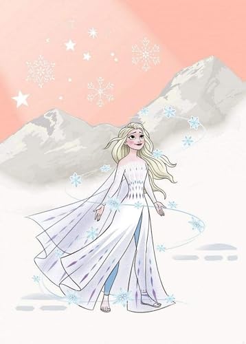 Disney Komar Fototapeta z włókniny Kraina Lodu Winter Magic Rozmiar: 200 x 280 cm (szerokość wysokość) Elsa, pokój dziewczęcy, tapeta dziecięca, dziecięcy, IADX4 041 - obrazek 1