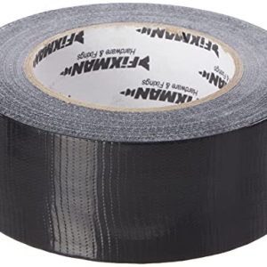 FIXMAN 188845 wytrzymała taśma klejąca z tkaniny 50 mm x m, czarna FIXMAN 188845 wytrzymała taśma klejąca z tkaniny 50 mm x m, czarna