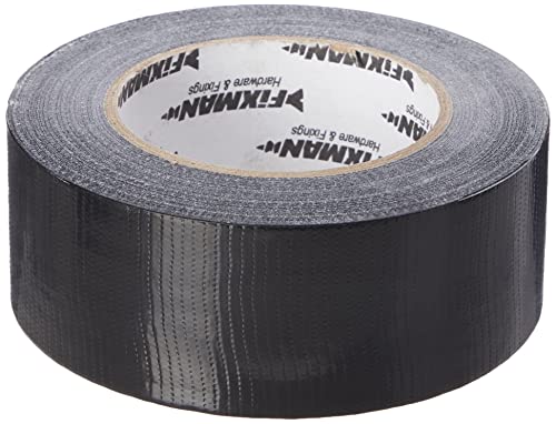 FIXMAN 188845 wytrzymała taśma klejąca z tkaniny 50 mm x m, czarna FIXMAN 188845 wytrzymała taśma klejąca z tkaniny 50 mm x m, czarna