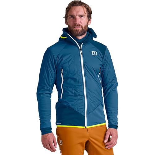 ORTOVOX Męska kurtka Sw Col Becchei Hybrid JKT, Mountain Blue, XL, Niebieski górski, XL - obrazek 1