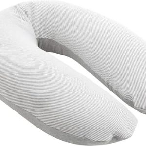 Doomoo Poszewka na poduszkę do karmienia Buddy, 180 cm, z bawełny ekologicznej, Oeko Tex Standard 100, Classic Light Grey Doomoo Poszewka na poduszkę do karmienia Buddy, 180 cm, z bawełny ekologicznej, Oeko Tex Standard 100, Classic Light Grey