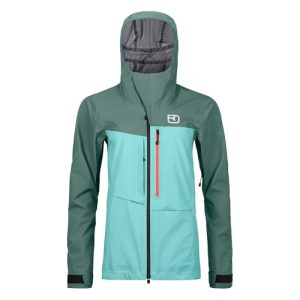 Ortovox 3L Ravine Shell Damska Kurtka Hardshell Niebieska Zielona Ortovox 3L Ravine Shell Damska Kurtka Hardshell Niebieska Zielona