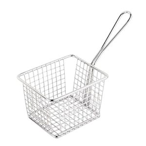 Olympia Duży kosz na frytki z drutu 80 x 120 100 mm stal nierdzewna tacki do serwowania żywności Olympia Duży kosz na frytki z drutu 80 x 120 100 mm stal nierdzewna tacki do serwowania żywności