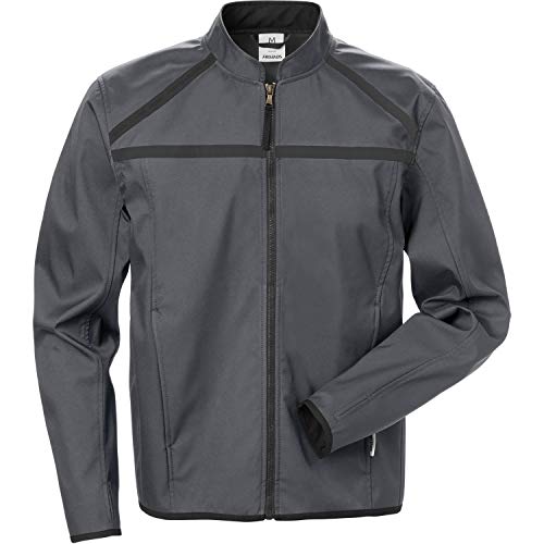 FRISTADS kurtka softshell Fusion kolor ciemnoszary rozm. S 100% poliester - obrazek 1