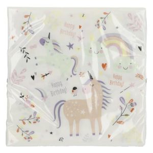 Folat 68349 Serwetki Unicorns & Rainbows 33x33cm 20 sztuk Folat 68349 Serwetki Unicorns & Rainbows 33x33cm 20 sztuk