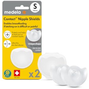Medela Contact nakładki na klatkę piersiową, nie zawierają BPA, wykonane z ultracienkiego, miękkiego silikonu, w zestawie 2 piersi i etui, 16 mm, małe Medela Contact nakładki na klatkę piersiową, nie zawierają BPA, wykonane z ultracienkiego, miękkiego silikonu, w zestawie 2 piersi i etui, 16 mm, małe