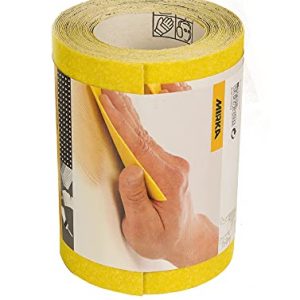 Mirka Yellow Papier Ścierny rolka / 115mm x 5m P120 szlifowanie drewna twardego, miękkiego, farby, wypełniacza, plastiku 1 Mirka Yellow Papier Ścierny rolka / 115mm x 5m P120 szlifowanie drewna twardego, miękkiego, farby, wypełniacza, plastiku 1