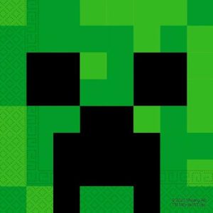 Serwetki papierowe Minecraft, 33×33 cm, 20 szt. Serwetki papierowe Minecraft, 33×33 cm, 20 szt.