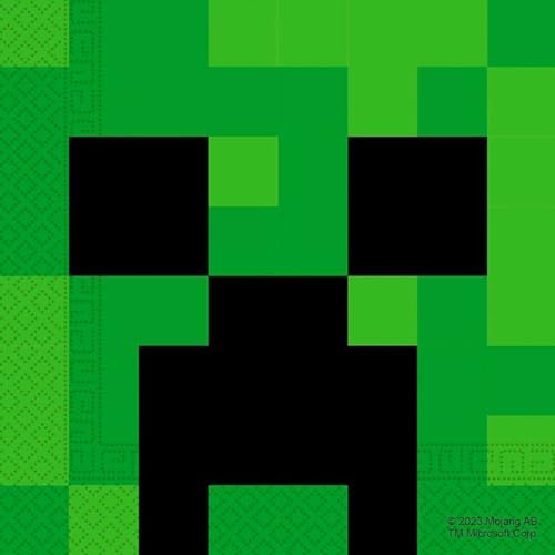 Serwetki papierowe Minecraft, 33×33 cm, 20 szt.