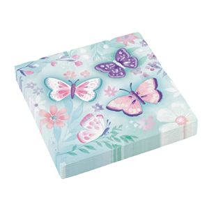 Amscan, serwetki Motyl, 33×33 cm, 16 szt. Amscan, serwetki Motyl, 33×33 cm, 16 szt.