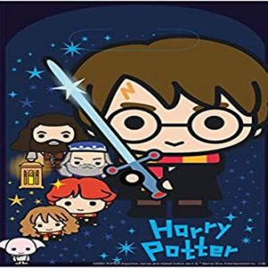 Amscan 9905194 Harry Potter torebki imprezowe, tworzywo sztuczne, 8 sztuk Amscan 9905194 Harry Potter torebki imprezowe, tworzywo sztuczne, 8 sztuk