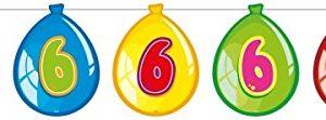 Folat Girlanda Balonowa 6 Urodziny 10 m Folat Girlanda Balonowa 6 Urodziny 10 m