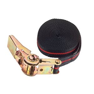 Kerbl 37107 Pas mocujący z grzechotką, dopuszczalna siła ciągnąca, jednoczęściowy, 25 mm x 5 m, 245 kg