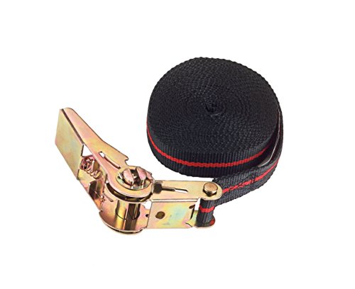 Kerbl 37107 Pas mocujący z grzechotką, dopuszczalna siła ciągnąca, jednoczęściowy, 25 mm x 5 m, 245 kg