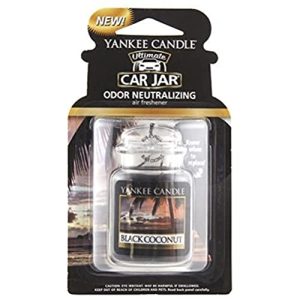 Yankee Candle 1295841E samochodowy odświeżacz powietrza, słoik Ultimate, Black Coconut Yankee Candle 1295841E samochodowy odświeżacz powietrza, słoik Ultimate, Black Coconut