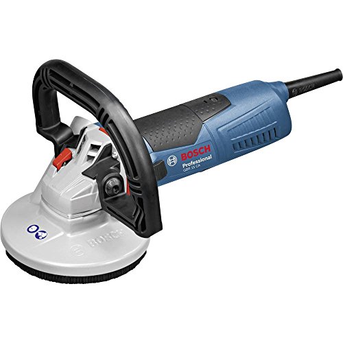 Bosch Professional: szlifierka do betonu GBR 15 CA (moc znam. 1 500 W, prędkość obr. bez obciążenia 9 300 min1, tarcza garnkowa Ø 125 mm, klucz moc., 3 zamienne wieńce szczotkowe) - obrazek 1