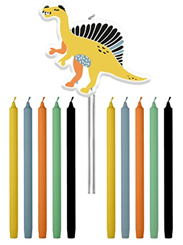 Folat 68381 Świece Dino Roars 10cm 11 sztuki - obrazek 1