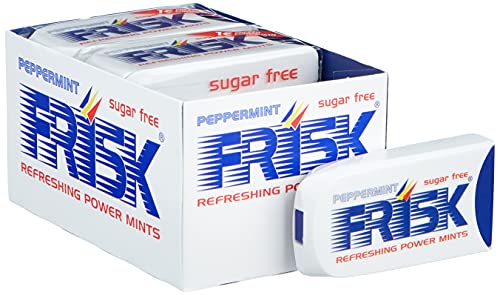 Frisk Peppermint, Caramelle alla Menta, Mentine Senza Zucchero e Glutine, Freschezza a Lungo, Confezione da 12 Astucci - obrazek 1