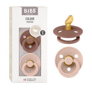 BIBS Kolor Anatomiczny 2-Pack Smoczek Anatomiczny – Blush i Woodchuck