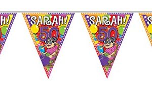 Folat Girlanda na 50 urodziny Sarah Super Party 10 m Folat Girlanda na 50 urodziny Sarah Super Party 10 m