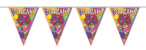 Folat Girlanda na 50 urodziny Sarah Super Party 10 m - obrazek 1