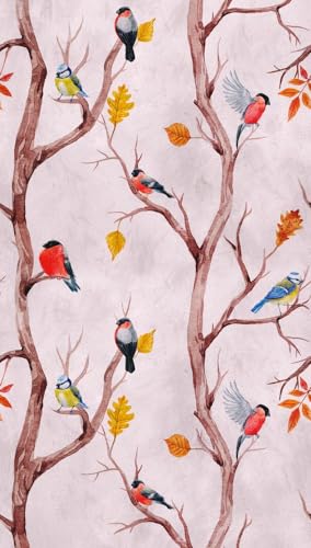 Livingwalls tapeta flizelinowa w stylu vintage, wiejski dom kolorze różowym, brązowym i żółtym ścienna do różnych pomieszczeń obraz ścienny XXL 159 x 280 cm