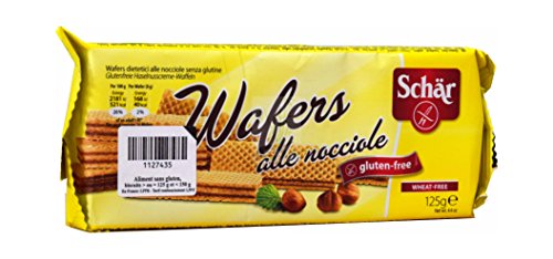 Wafelki Orzechowe Wafers Nocciola bezglutenowe 125g Schär - obrazek 1