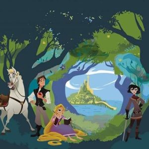 Disney Komar Fototapeta z włókniny Tangled Rozmiar: 350 x 280 cm (szerokość wysokość) pokój dziecięcy, tapeta, Roszpunka, tapeta dziecięca IADX7 001 Disney Komar Fototapeta z włókniny Tangled Rozmiar: 350 x 280 cm (szerokość wysokość) pokój dziecięcy, tapeta, Roszpunka, tapeta dziecięca IADX7 001