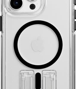 tech21 Evo Crystal Kick etui na iPhone’a 15 Pro Max, kompatybilne z MagSafe, chroniące przed uderzeniami przezroczyste/czarne tech21 Evo Crystal Kick etui na iPhone’a 15 Pro Max, kompatybilne z MagSafe, chroniące przed uderzeniami przezroczyste/czarne