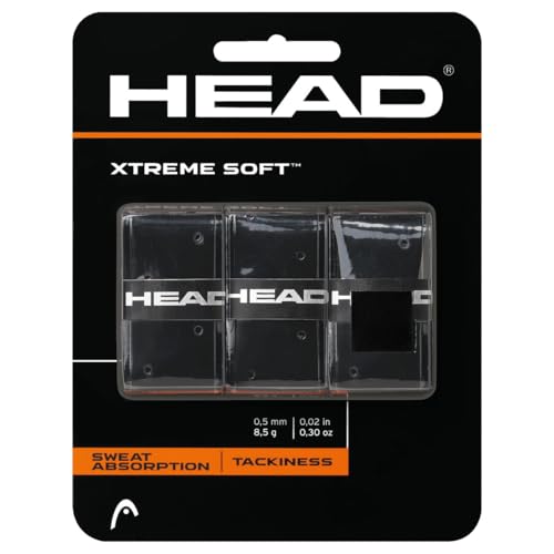 Head, Zestaw owijek, Xtreme Soft 285104, czarny