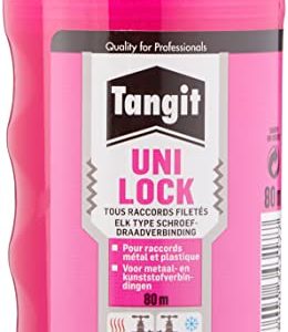 Tangit Uni Lock nić nylonowa (szpula 80 m) do uszczelniania połączeń gwintowych na rurach metalowych i z tworzywa sztucznego drut uszczelniający sieci gazowych wodnych Tangit Uni Lock nić nylonowa (szpula 80 m) do uszczelniania połączeń gwintowych na rurach metalowych i z tworzywa sztucznego drut uszczelniający sieci gazowych wodnych
