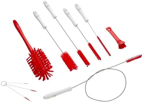 Vikan Hygiene 5358 4 Brush kit f/softicemachines, netto, FDA odporna na ścieranie