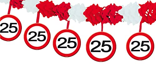 Folat Girlanda na 25 urodziny z wieszakami - obrazek 1