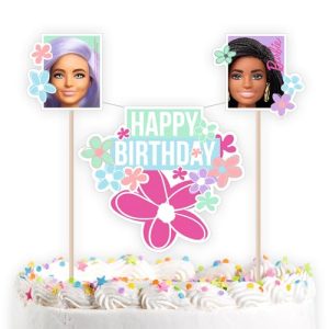 Pikery Barbie Happy Birthday, 26 x 15 cm Pikery Barbie Happy Birthday, 26 x 15 cm