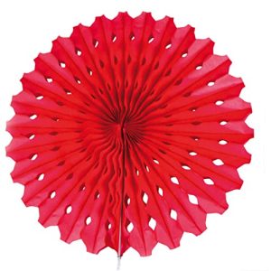 Folat Czerwony wentylator o strukturze plastra miodu 45 cm Folat Czerwony wentylator o strukturze plastra miodu 45 cm