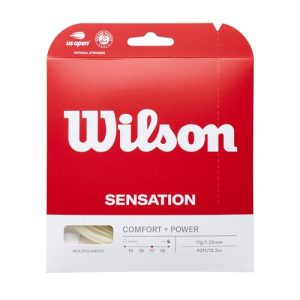 Wilson Struna tenisowa Sensation, naturalna, 12,2 metra, 1,25 mm, WRZ941100 Wilson Struna tenisowa Sensation, naturalna, 12,2 metra, 1,25 mm, WRZ941100