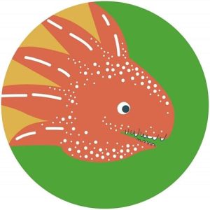 Komar DOT okrągła i samoprzylepna fototapeta z włókniny Little Dino Proto Ø 125 cm tatuaż ścienny, dinozaury, naklejka ścienna, pokój dziecięcy, ścienny D1 069 Komar DOT okrągła i samoprzylepna fototapeta z włókniny Little Dino Proto Ø 125 cm tatuaż ścienny, dinozaury, naklejka ścienna, pokój dziecięcy, ścienny D1 069