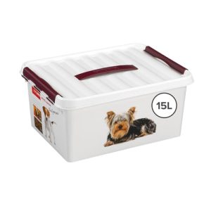 Curver pudełko dekoracyjne dla zwierząt domowych, 15 l, plastikowe, przezroczyste, 1,1 x cm, 75 sztuk Curver pudełko dekoracyjne dla zwierząt domowych, 15 l, plastikowe, przezroczyste, 1,1 x cm, 75 sztuk